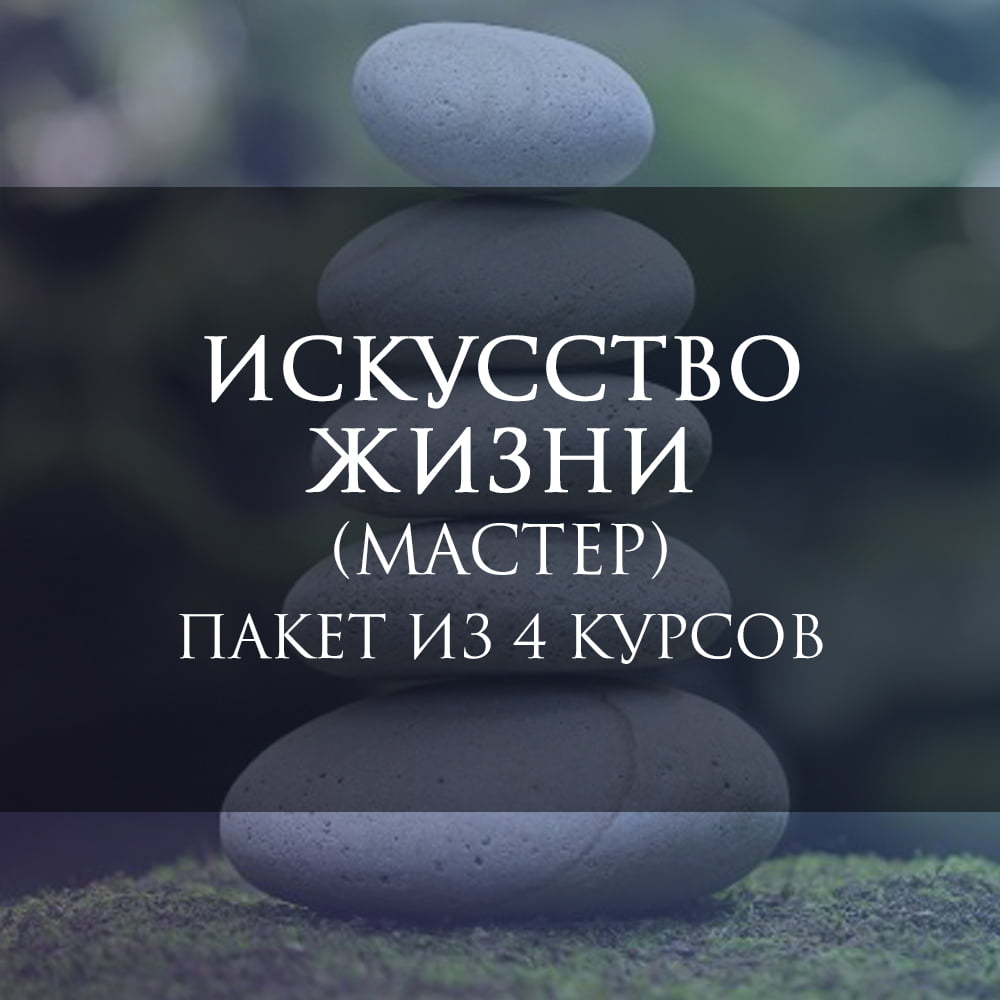 Искусство жизни (мастер). Пакет из 4 курсов.